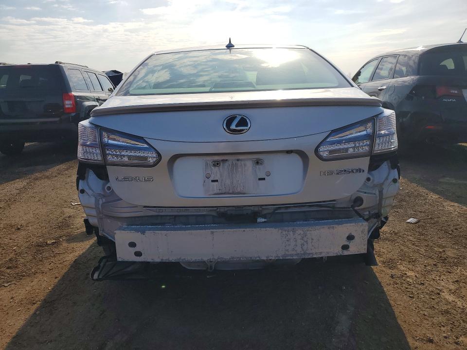 2010 Lexus Hs 250h მანქანა იყიდება აუქციონზე, vin: JTHBB1BA8A2010455, აუქციონის ნომერი: 48002106
