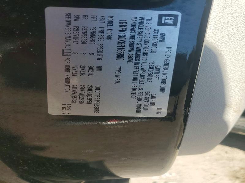79562165 :رقم المزاد ، 1GKFK130X8R165880 vin ، 2008 Gmc Yukon مزاد بيع