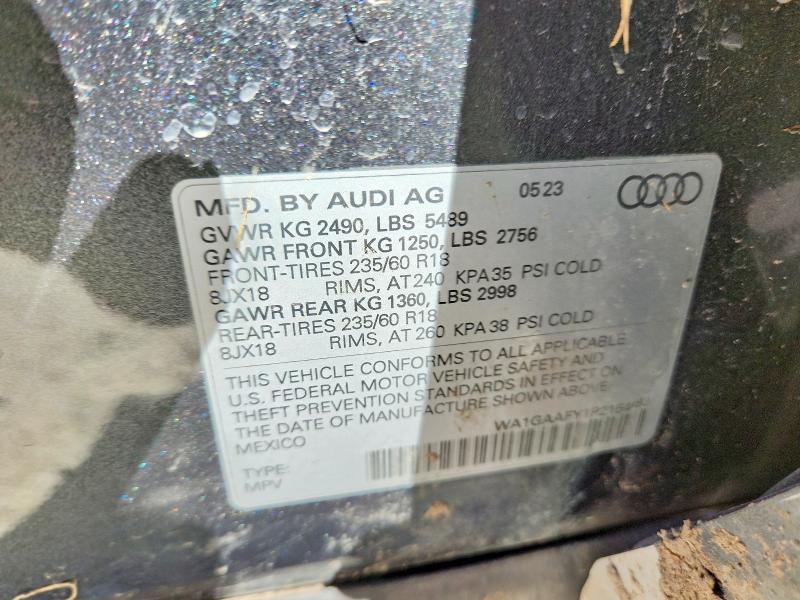 2023 Audi Q5 მანქანა იყიდება აუქციონზე, vin: WA1GAAFY1P2154983, აუქციონის ნომერი: 46378536