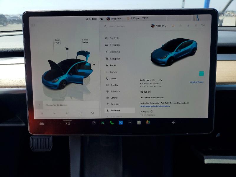 Продажа на аукционе авто 2022 Tesla Model 3, vin: 5YJ3E1EB3NF211183, номер лота: 47131156