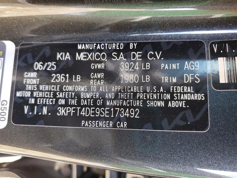 Продажа на аукционе авто 2025 Kia K4, vin: 3KPFT4DE9SE173492, номер лота: 79988145