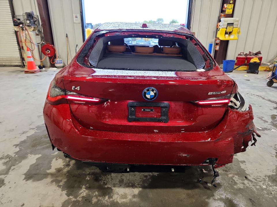 2025 Bmw I4 მანქანა იყიდება აუქციონზე, vin: WBY23HD06SFU41820, აუქციონის ნომერი: 45637126