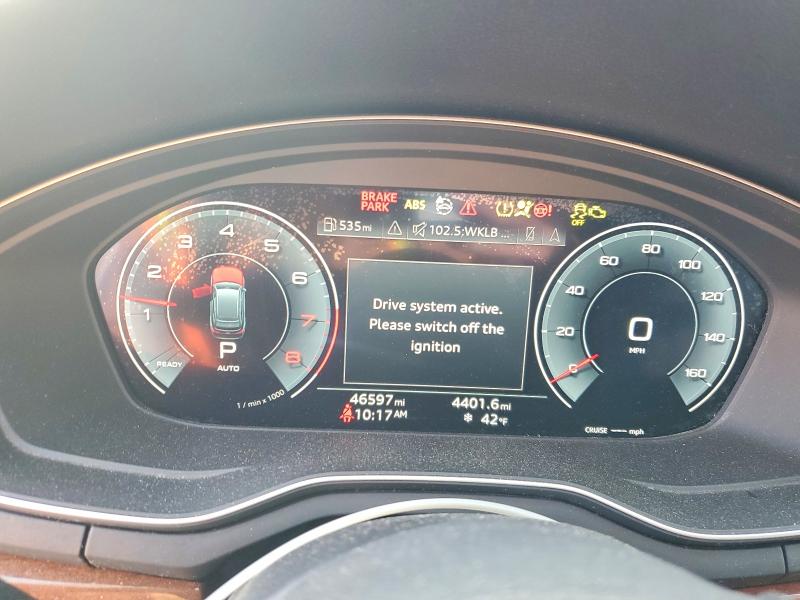 Продаж на аукціоні авто 2020 Audi A4 Allroad, vin: WA18NAF43LA073909, номер лоту: 45506356