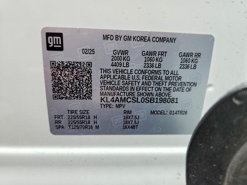 Продаж на аукціоні авто 2025 Buick Encore Gx, vin: KL4AMCSL0SB198081, номер лоту: 47443526