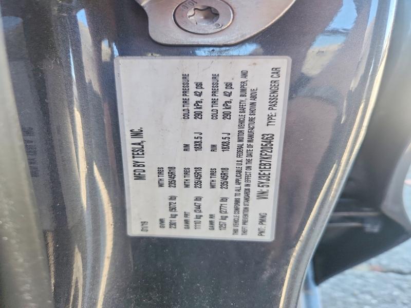 Aukcja sprzedaży 2019 Tesla Model 3, vin: 5YJ3E1EB7KF205463, numer aukcji: 79484595