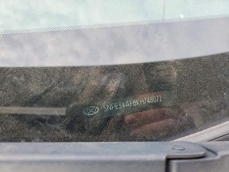 47550046 :رقم المزاد ، 5NPE34AF8KH748072 vin ، 2019 Hyundai Sonata مزاد بيع