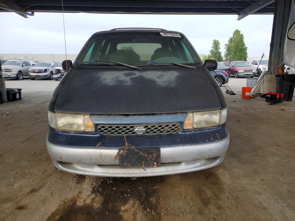 1997 Nissan Quest მანქანა იყიდება აუქციონზე, vin: 4N2DN111XVD847377, აუქციონის ნომერი: 48173516