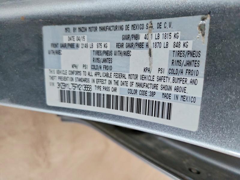 Продаж на аукціоні авто 2015 Mazda 3, vin: 3MZBM1L75FM213668, номер лоту: 41770006