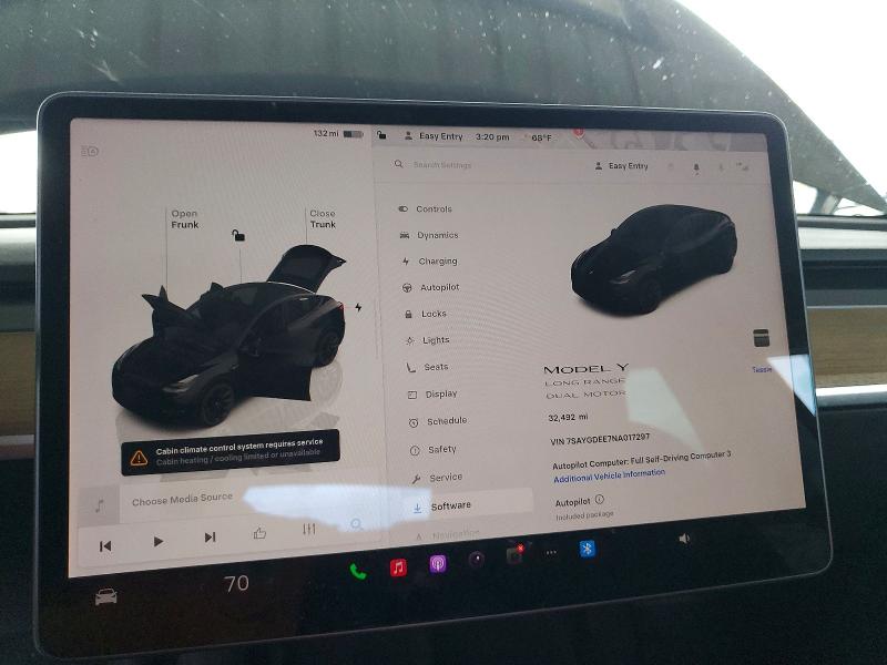 Продаж на аукціоні авто 2022 Tesla Model Y, vin: 7SAYGDEE7NA017297, номер лоту: 48016826