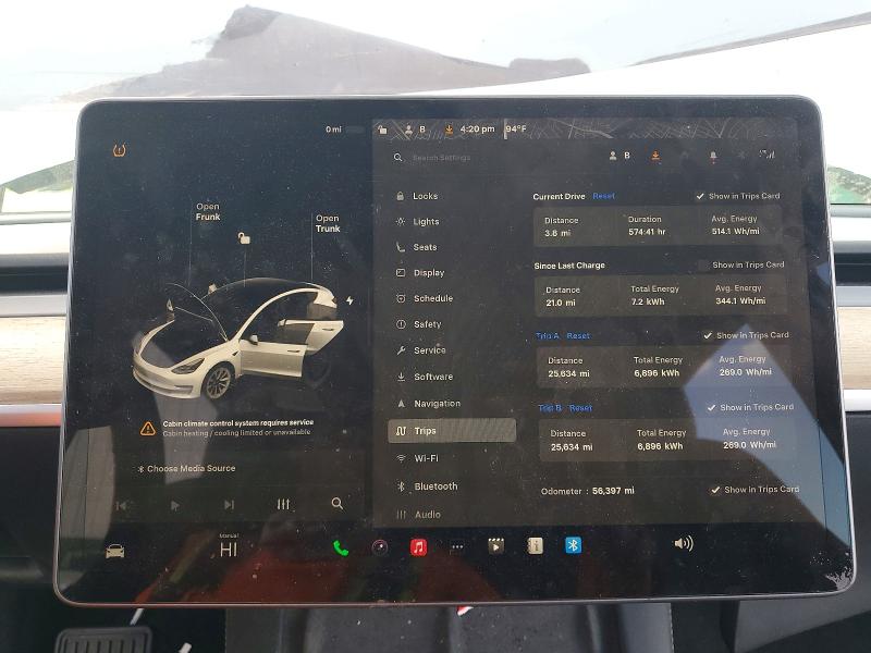 Aukcja sprzedaży 2023 Tesla Model 3, vin: 5YJ3E1EA8PF428481, numer aukcji: 41834036
