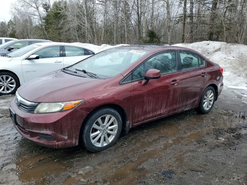 41762046 :رقم المزاد ، 2HGFB2F52CH042349 vin ، 2012 Honda Civic مزاد بيع