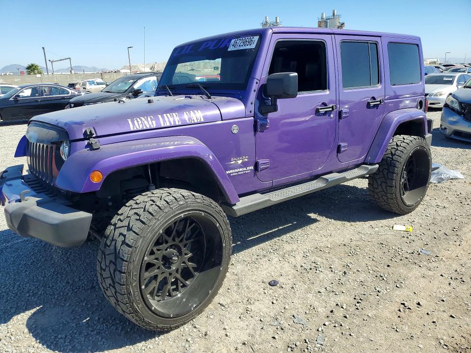 46729696 :رقم المزاد ، 1C4BJWEG0HL614118 vin ، 2017 Jeep Wrangler Unlimited مزاد بيع