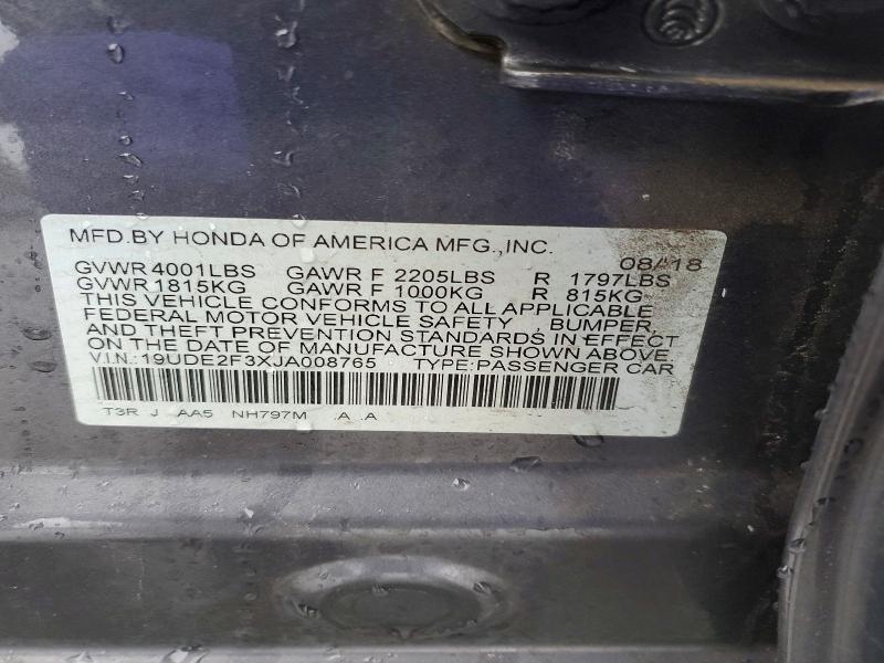 Aukcja sprzedaży 2018 Acura Ilx, vin: 19UDE2F3XJA008765, numer aukcji: 42055046