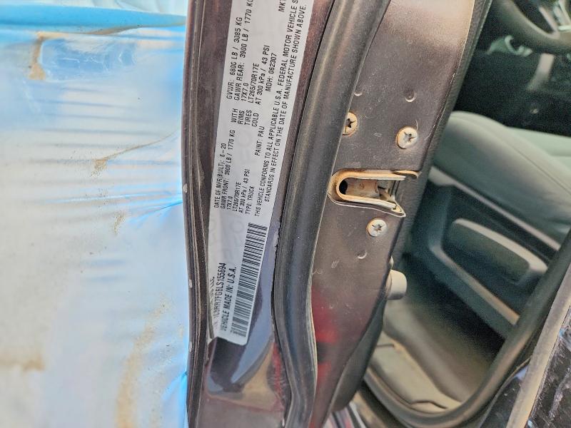 Продаж на аукціоні авто 2020 Ram 1500 Classic, vin: 1C6RR7FG6LS155694, номер лоту: 76569215
