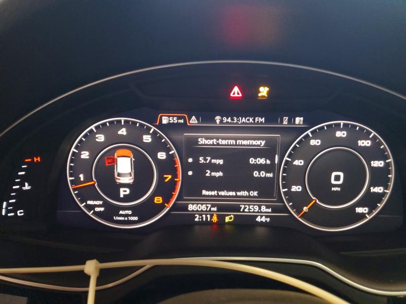 2019 Audi Q7 მანქანა იყიდება აუქციონზე, vin: WA1LAAF79KD007474, აუქციონის ნომერი: 75370755
