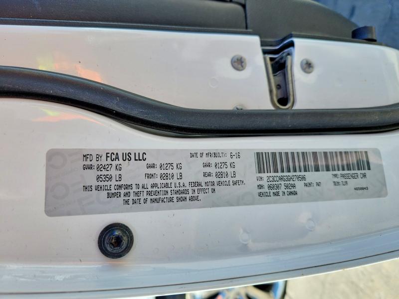 Продажа на аукционе авто 2016 Chrysler 300, vin: 2C3CCARG3GH270506, номер лота: 46934266