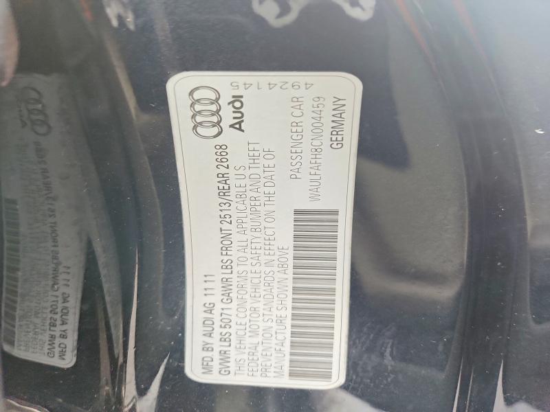 Продаж на аукціоні авто 2012 Audi A5, vin: WAULFAFH8CN004459, номер лоту: 42041866