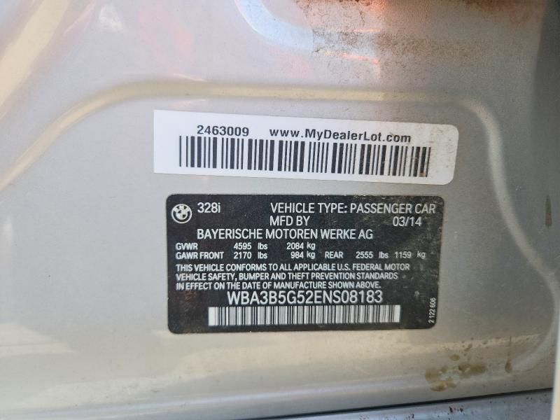45770996 :رقم المزاد ، WBA3B5G52ENS08183 vin ، 2014 Bmw 328 مزاد بيع