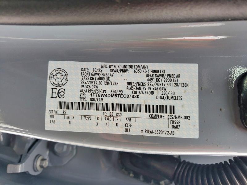 Aukcja sprzedaży 2026 Ford F450, vin: 1FT8W4DM8TEC87830, numer aukcji: 76711465