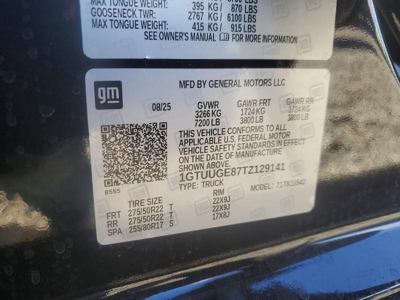 Aukcja sprzedaży 2026 Gmc Sierra, vin: 1GTUUGE87TZ129141, numer aukcji: 45511986