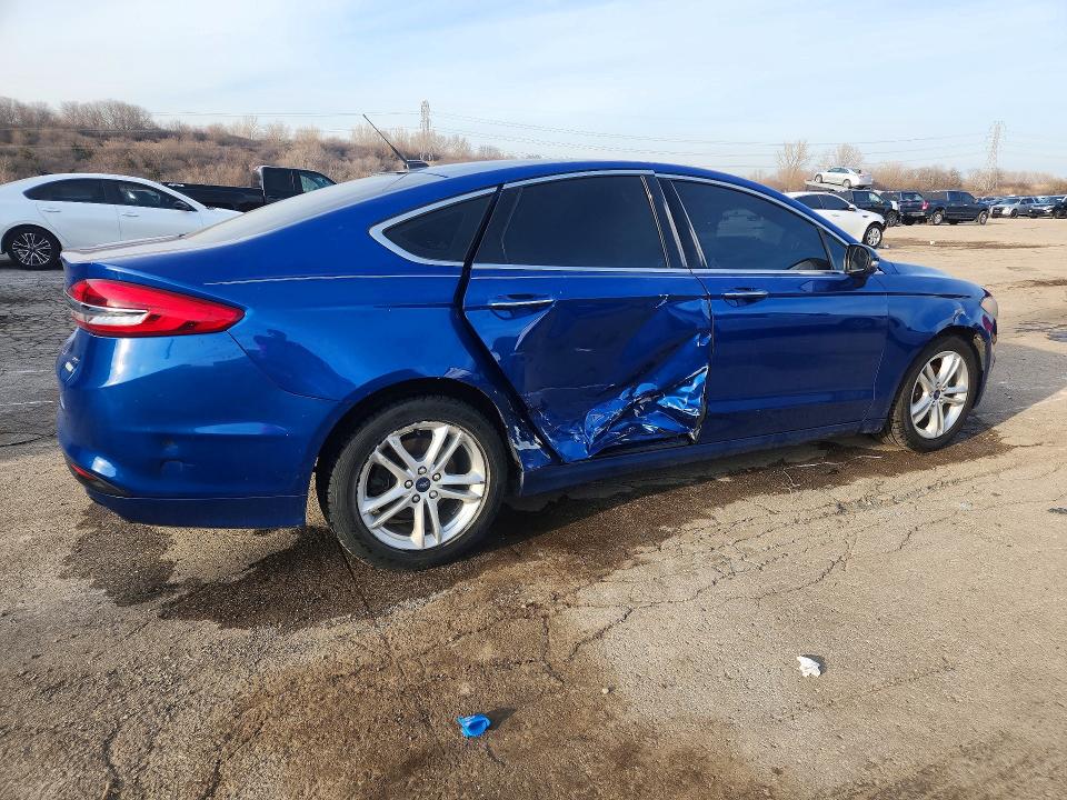 46891096 :رقم المزاد ، 3FA6P0HD9JR213498 vin ، 2018 Ford Fusion مزاد بيع