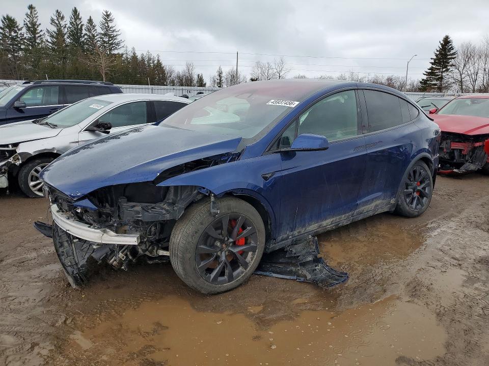 45937456 :رقم المزاد ، 7SAXCBE65PF416865 vin ، 2023 Tesla Model X مزاد بيع