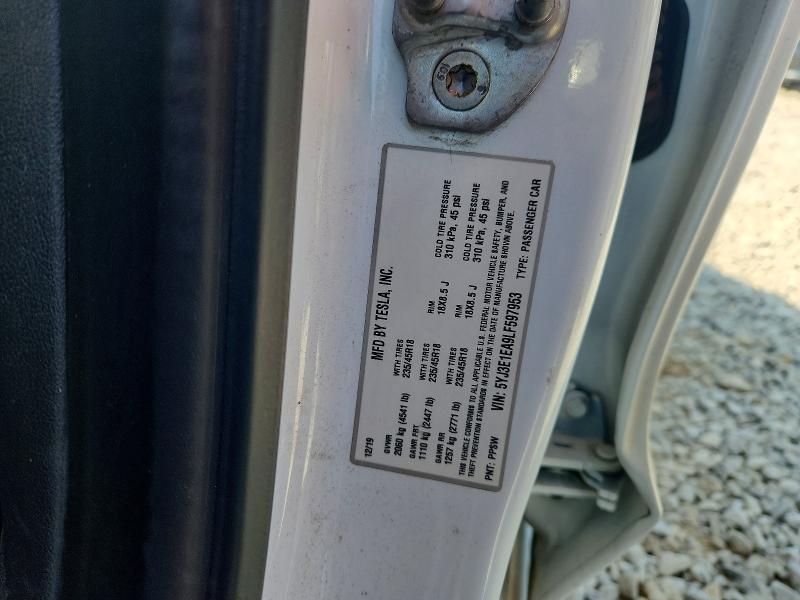 Aukcja sprzedaży 2020 Tesla Model 3, vin: 5YJ3E1EA9LF597953, numer aukcji: 75710855