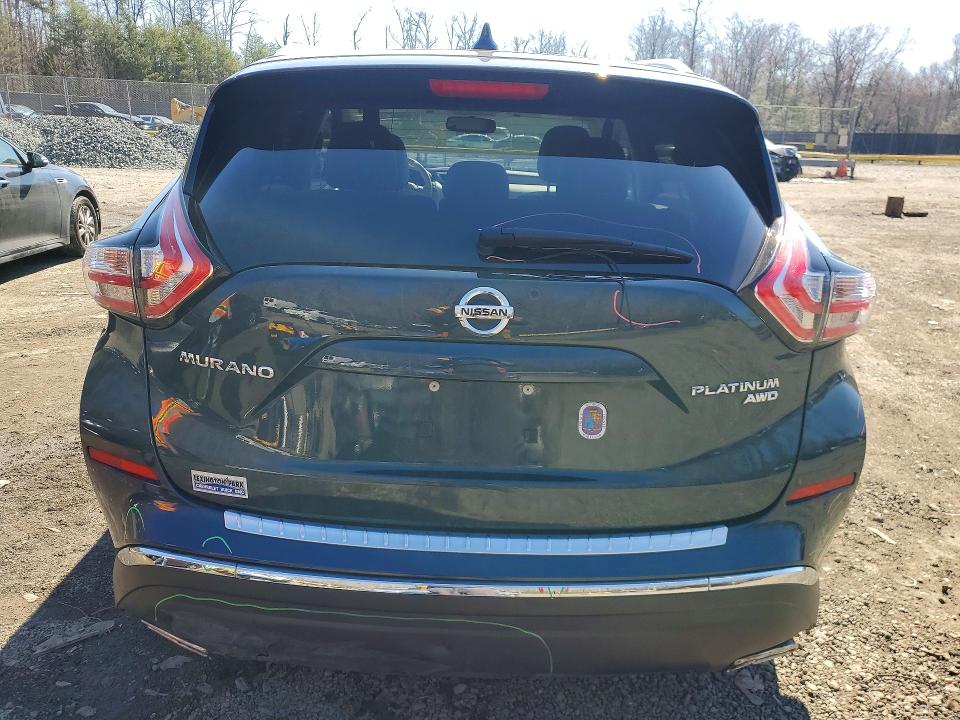 Продажа на аукционе авто 2018 Nissan Murano, vin: 5N1AZ2MH2JN195752, номер лота: 46862886