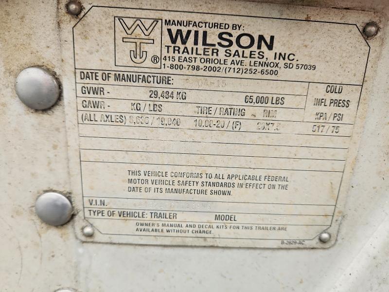 Продаж на аукціоні авто 2016 Wilson Unknown, vin: 4WW4432A0G7710948, номер лоту: 42048816