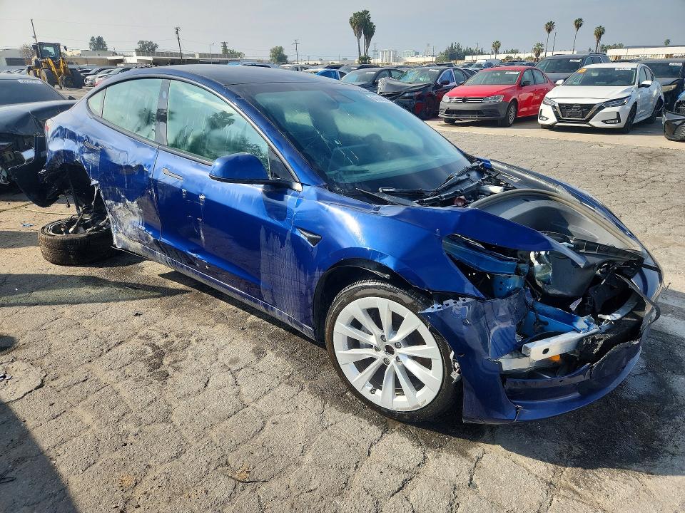 2022 Tesla Model 3 მანქანა იყიდება აუქციონზე, vin: 5YJ3E1EB3NF145024, აუქციონის ნომერი: 79073715