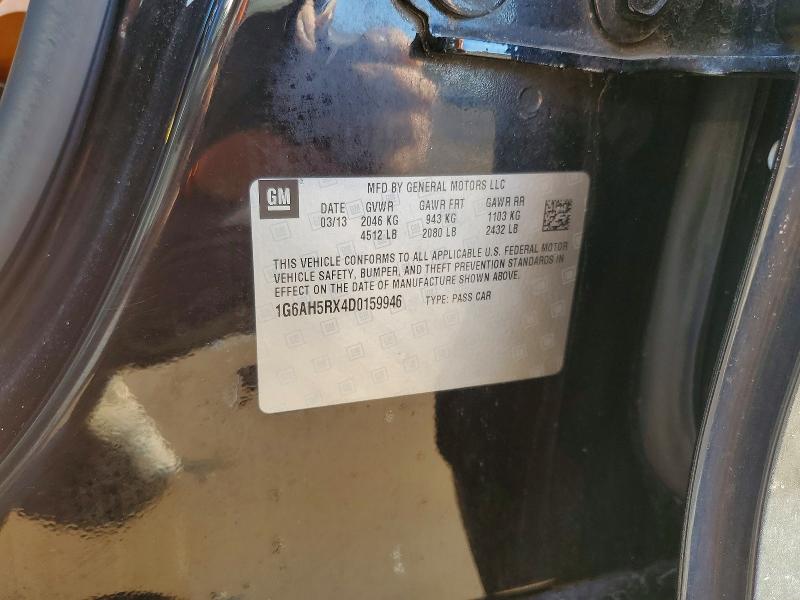 Aukcja sprzedaży 2016 Cadillac Xts, vin: 1G6AH5RX4D0159946, numer aukcji: 45475696