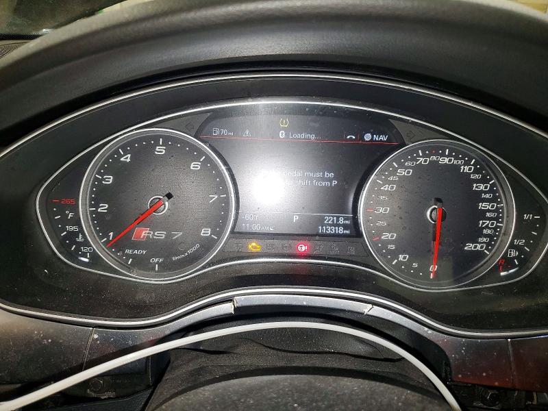 78649755 :رقم المزاد ، WUAW2CFC9EN901002 vin ، 2014 Audi Rs7 مزاد بيع
