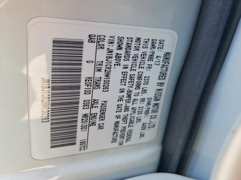 Продаж на аукціоні авто 2017 Nissan Rogue Sport, vin: JN1BJ1CR2HW100263, номер лоту: 41812796