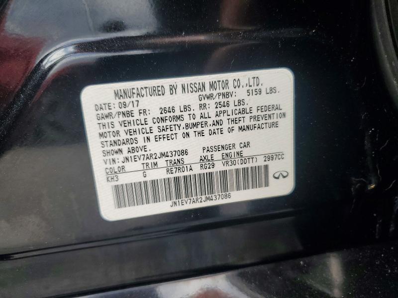 Продажа на аукционе авто 2018 Infiniti Q50, vin: JN1EV7AR2JM437086, номер лота: 41986166