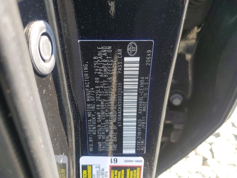 Aukcja sprzedaży 2025 Toyota Camry, vin: 4T1DAACK6SU032038, numer aukcji: 47821386