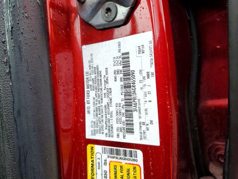 Продажа на аукционе авто 2016 Ford Fusion, vin: 3FA6P0LU6GR405090, номер лота: 45518196