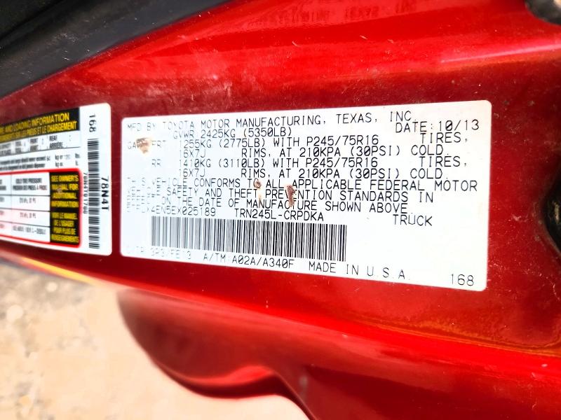 Продаж на аукціоні авто 2014 Toyota Tacoma, vin: 5TFUX4EN5EX025189, номер лоту: 46925556