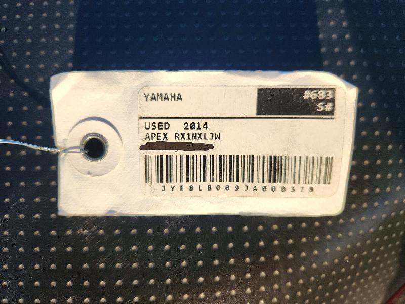 Продаж на аукціоні авто 2018 Yama Apex, vin: JYE8LB009JA000378, номер лоту: 41774646