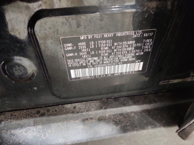Продажа на аукционе авто 2017 Subaru Outback, vin: 4S4BSANC8H3367763, номер лота: 46838826