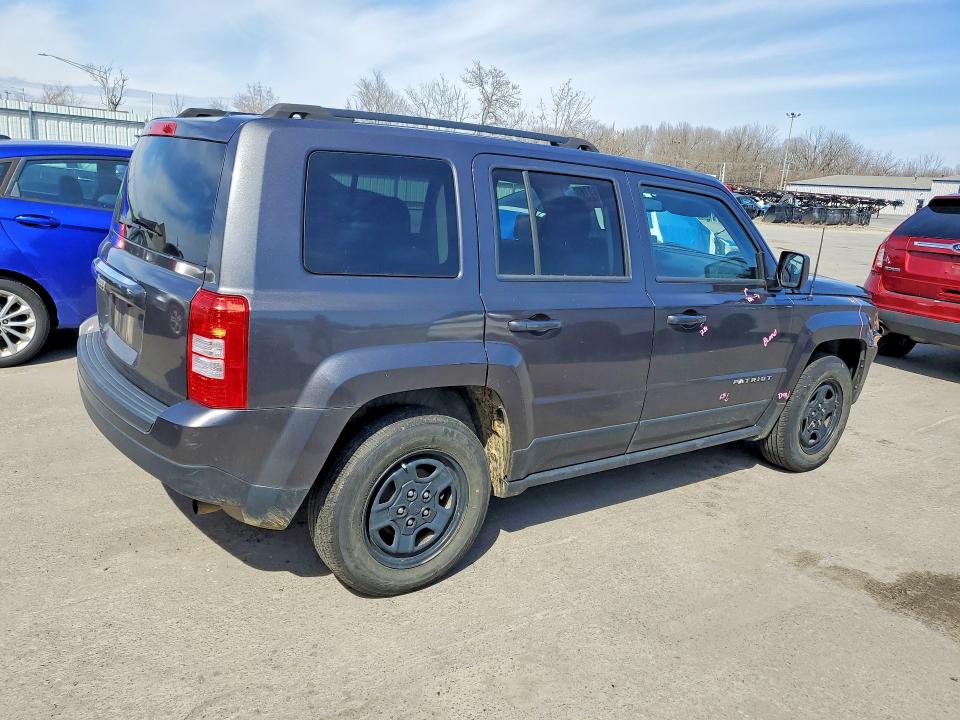 46548916 :رقم المزاد ، 1C4NJPBB0HD131136 vin ، 2017 Jeep Patriot مزاد بيع