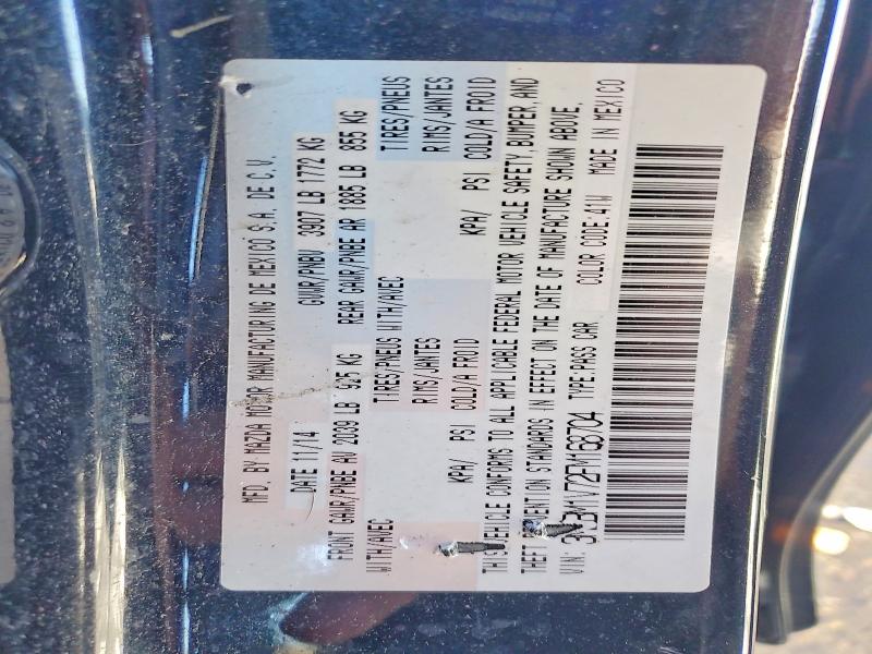 41710856 :رقم المزاد ، 3MZBM1V72FM168704 vin ، 2015 Mazda 3 مزاد بيع
