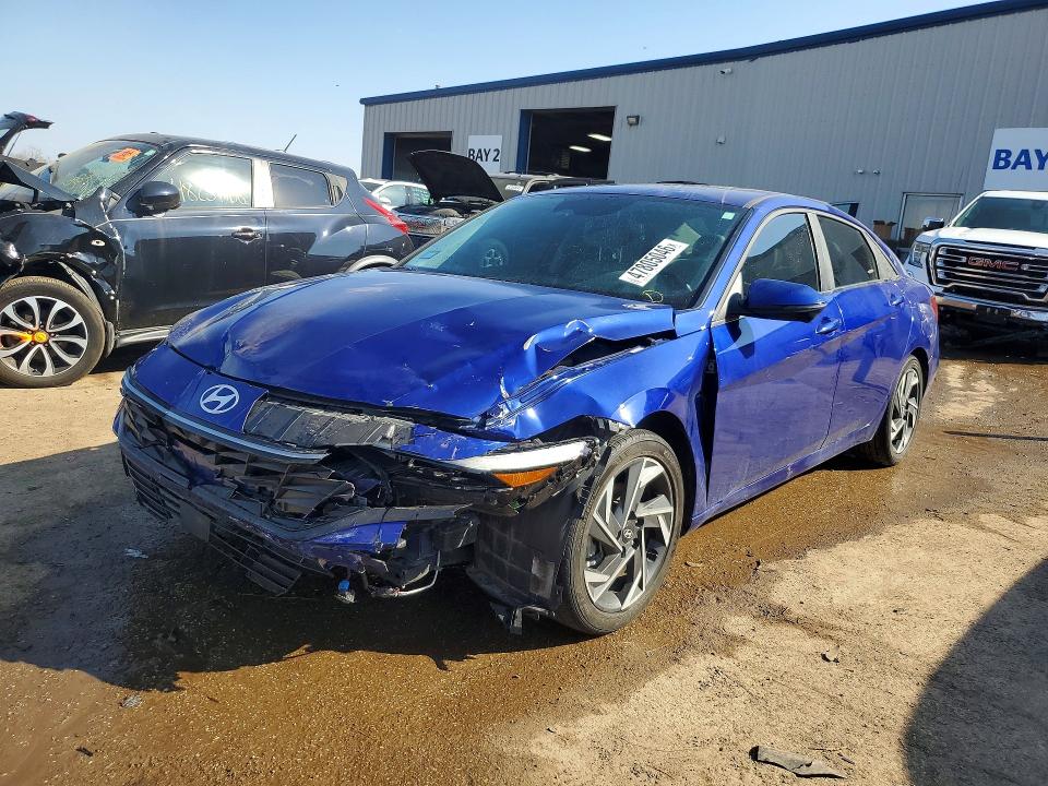 2024 Hyundai Elantra მანქანა იყიდება აუქციონზე, vin: KMHLP4DG8RU719540, აუქციონის ნომერი: 47805046