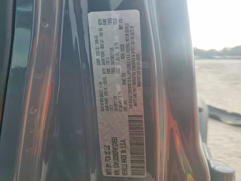 Aukcja sprzedaży 2024 Jeep Wrangler, vin: 1C4PJXDN0RW124693, numer aukcji: 79593455