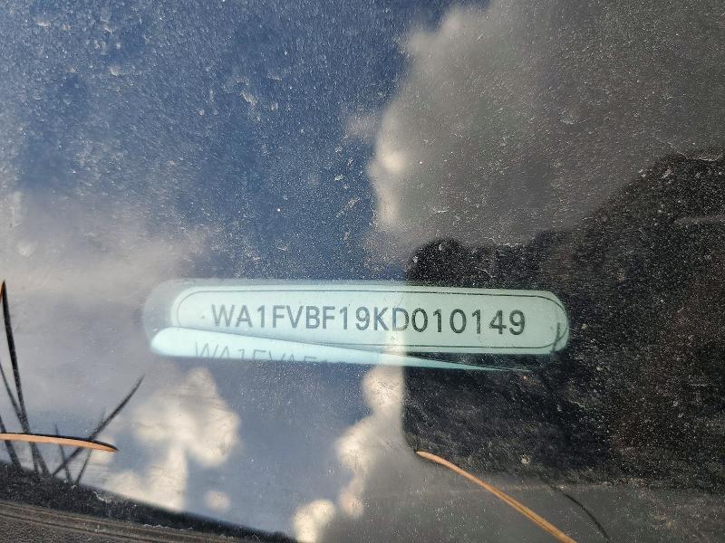 79592135 :رقم المزاد ، WA1FVBF19KD010149 vin ، 2019 Audi Q8 مزاد بيع