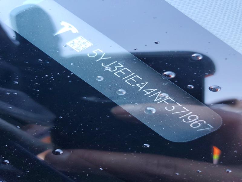 Aukcja sprzedaży 2022 Tesla Model 3, vin: 5YJ3E1EA4NF371967, numer aukcji: 47600006