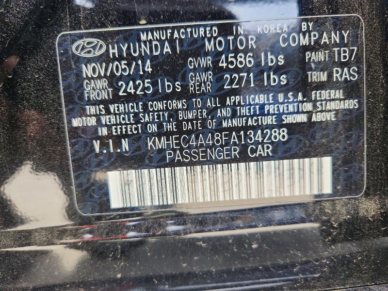 Продаж на аукціоні авто 2015 Hyundai Sonata Hybrid, vin: KMHEC4A48FA134288, номер лоту: 48194896