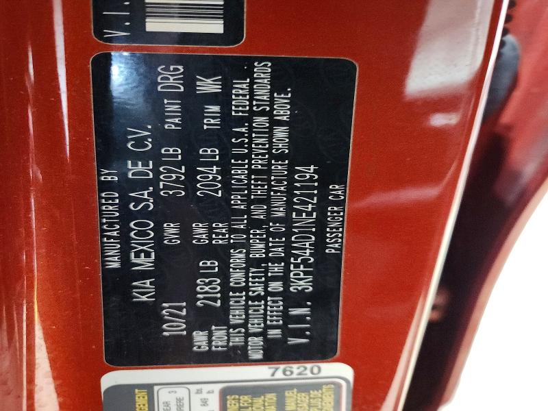 Продажа на аукционе авто 2022 Kia Forte, vin: 3KPF54AD1NE421194, номер лота: 45535066