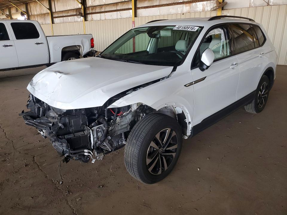 2022 Volkswagen Tiguan მანქანა იყიდება აუქციონზე, vin: 3VV0B7AX1NM122578, აუქციონის ნომერი: 48150916