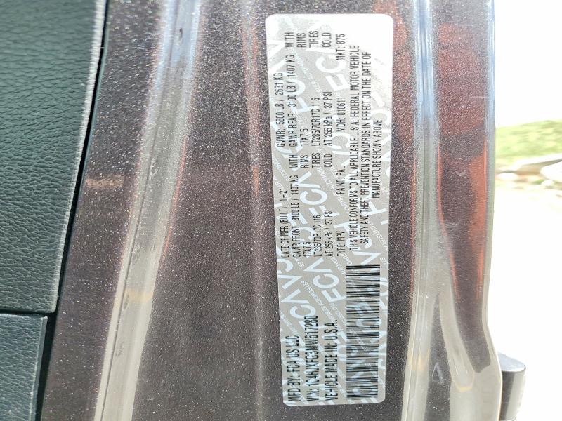 47365556 :رقم المزاد ، 1C4HJXFG3MW617280 vin ، 2021 Jeep Wrangler Unlimited مزاد بيع
