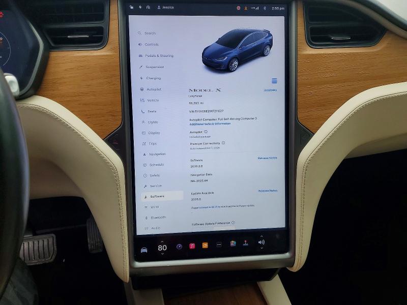 Aukcja sprzedaży 2019 Tesla Model X, vin: 5YJXCBE21KF211627, numer aukcji: 46297046